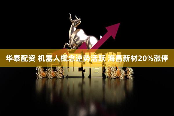 华泰配资 机器人概念逆势活跃 海昌新材20%涨停